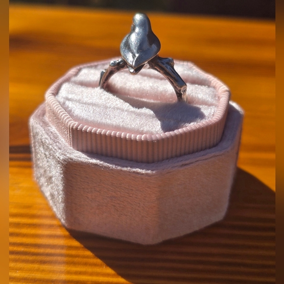 James Avery Bird On A Branch Sterling Silver Ring - Picture 4 of 8